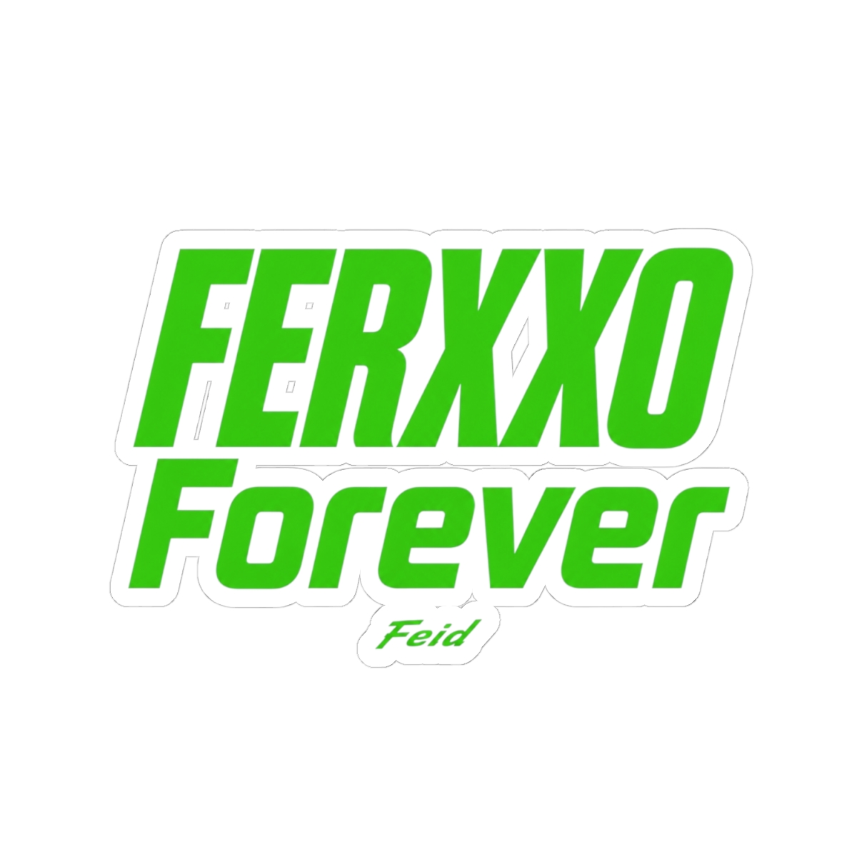 Feid "FERXXO Forever" Sticker - alternate angle 2, merchandise