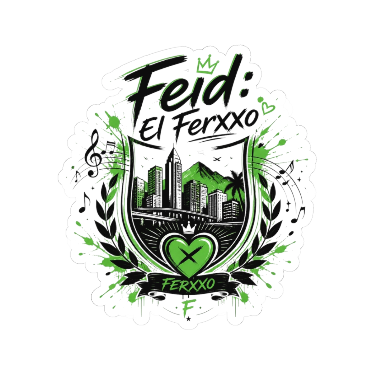 Feid "Ferxxo." Sticker - Official Stickers merchandise
